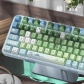 Jasmine Tea Rabbit 104+34 / 54 Cherry Profile Keycap Set Cherry MX PBT Dye-subbed for Mechanical Gaming Keyboard